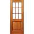 Small pane top with bolection mould bottom panel door