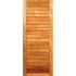 Horizontal slatted door with 140mm stiles