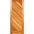 Diagonal slatted door