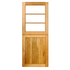 3 Pane top with framed, ledged & battened bottom stable door