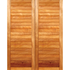 Horizontal Slatted double door with 140mm stiles
