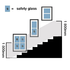 within 1800mm from a staircase