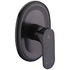 Montella Black single lever concealed mixer (Code: 1LUXTAPCAEMONTBL005)